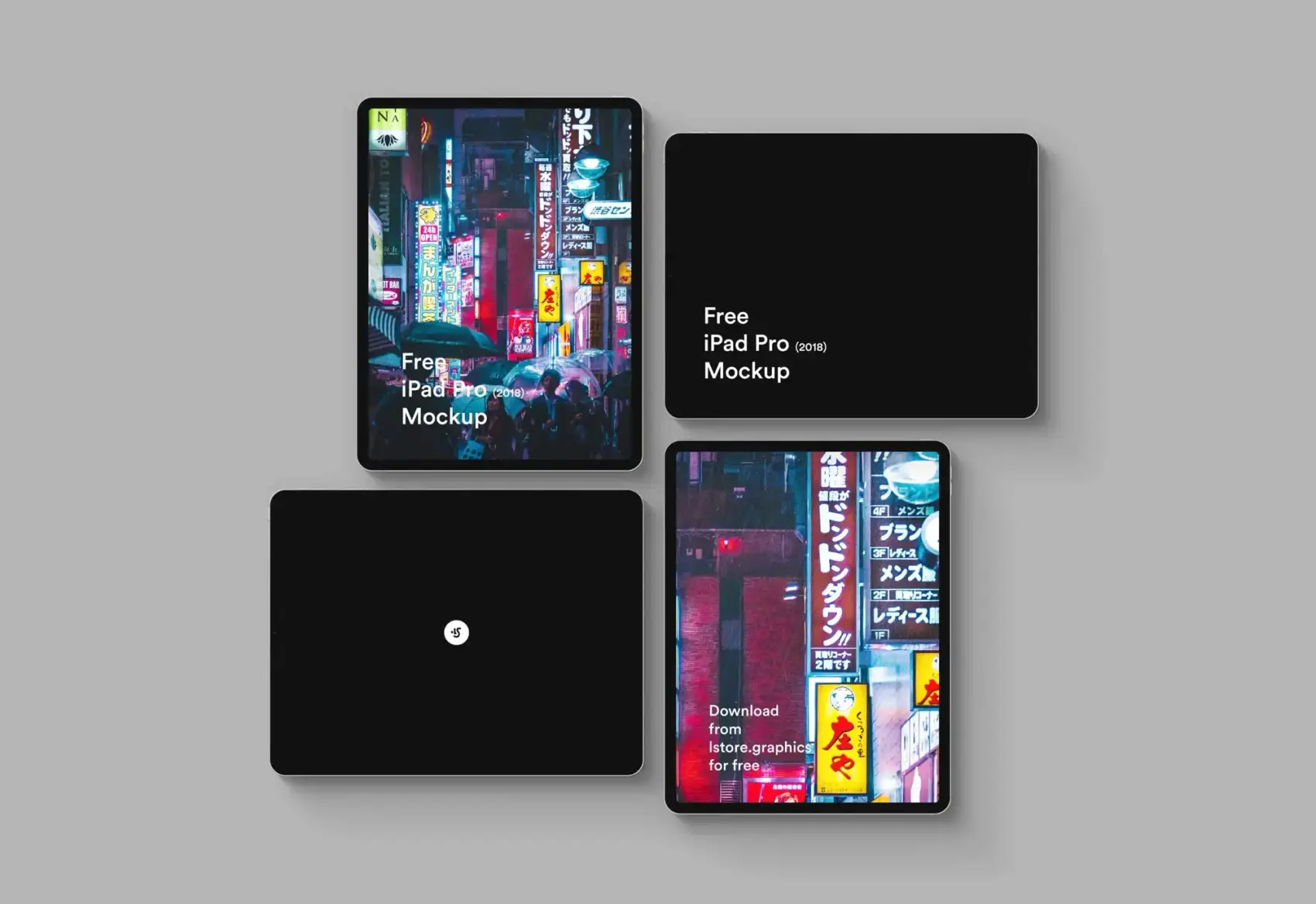 Free iPad Pro 2018 Easy to use Mockup 2