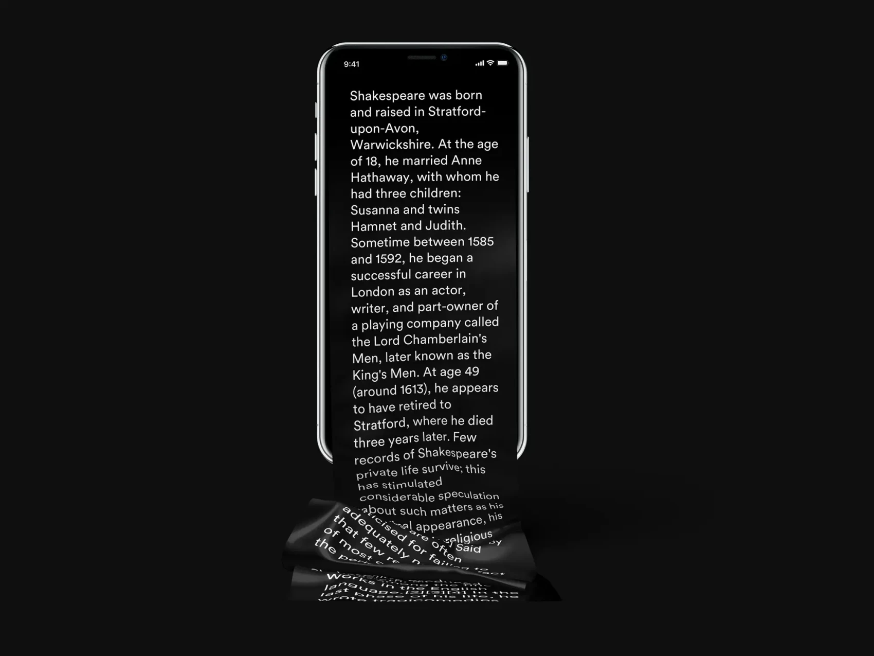 Free Long Scroll iPhone X Mockup 2