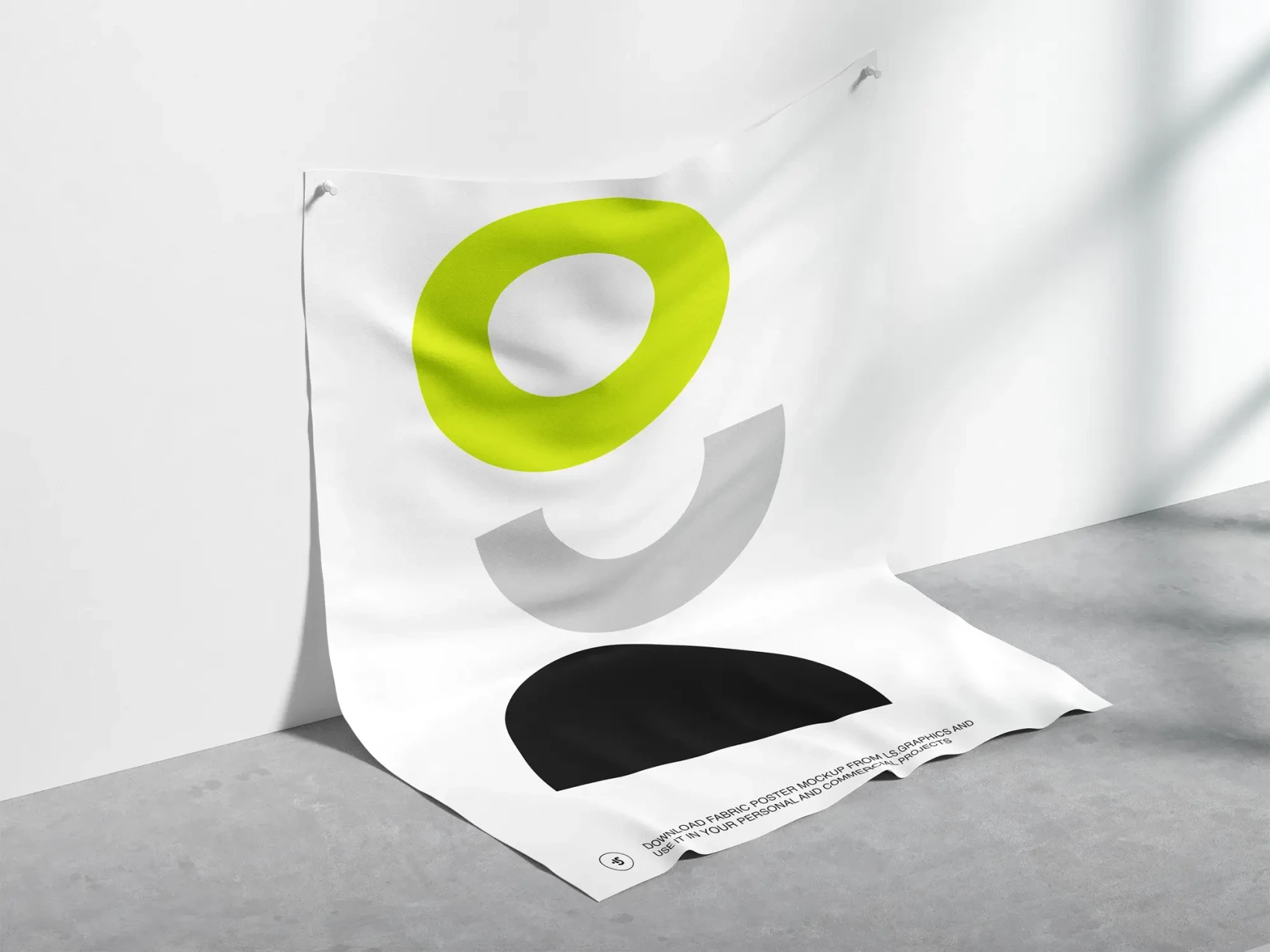 Free Wall Hanging Poster Mockup 1