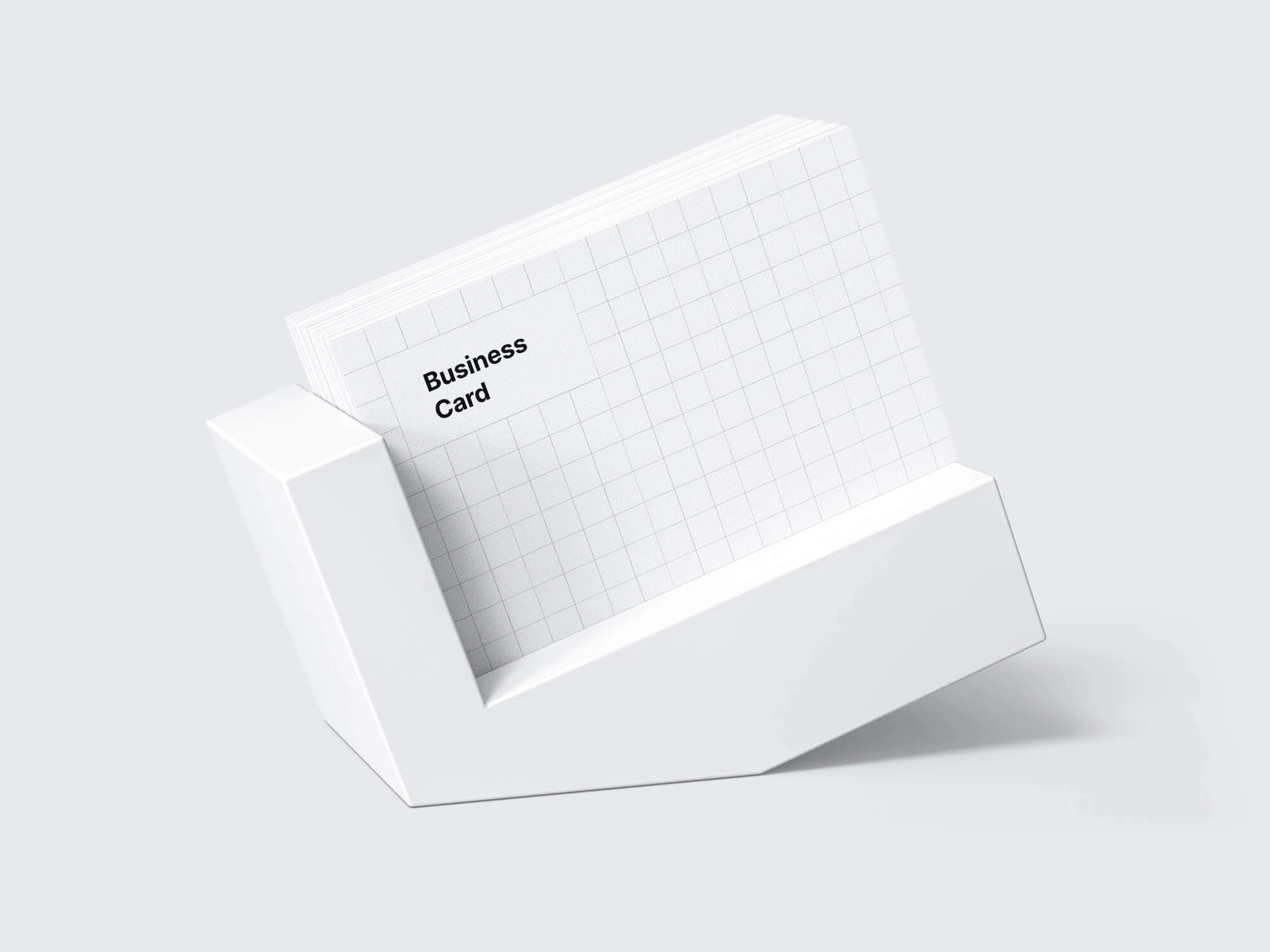 Business Card Mockup, EU-Angled, 11 1