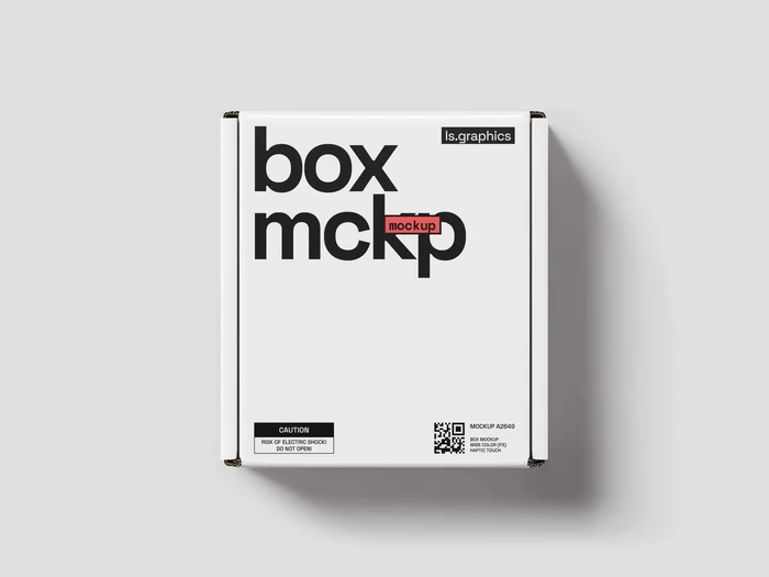 Box Mockup, Scene 04