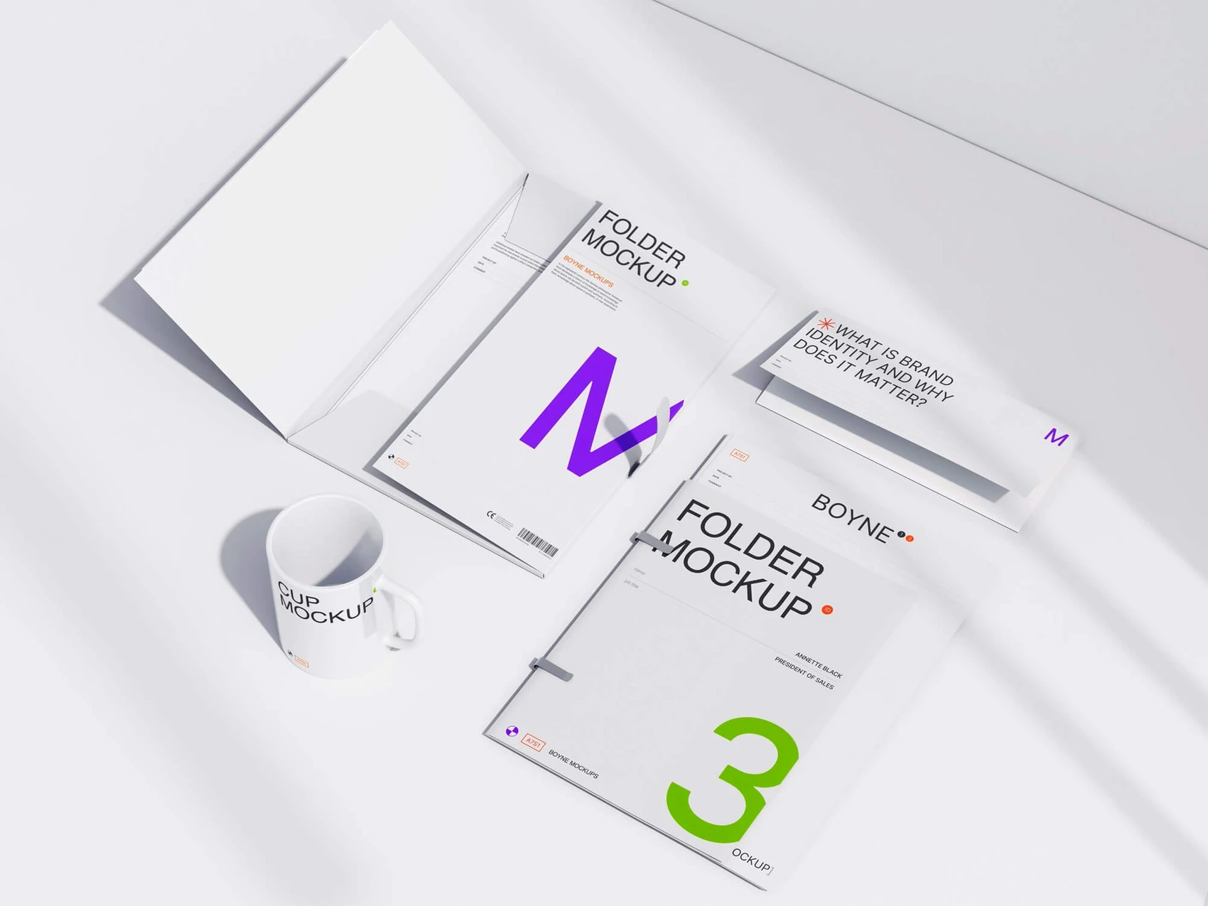 Boyne, Photorealistic Print Mockups and Cup Mockup, EU, 10 1