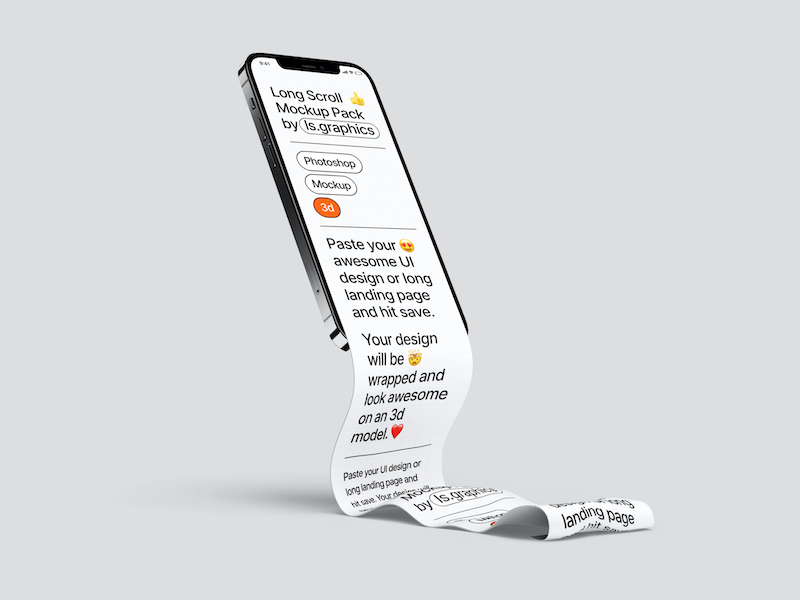 Long Scroll Mockups, 16