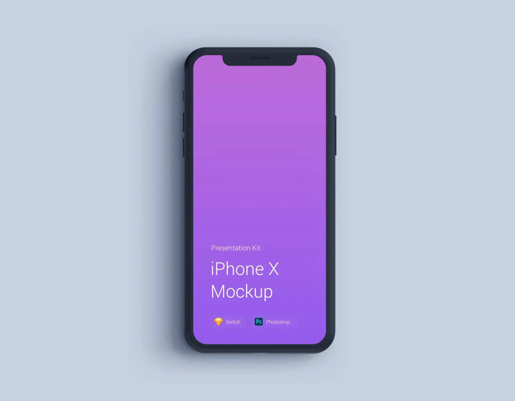 iPhone X Mockup, Changeable Materials 1
