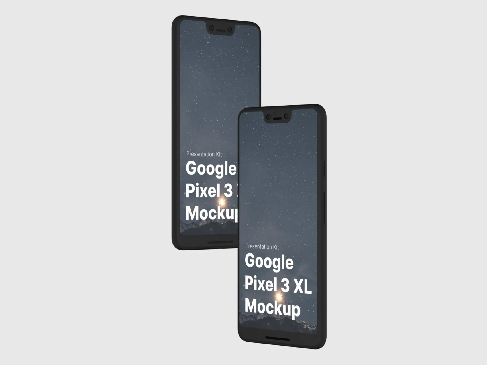 Google Pixel 3, Google Pixel 3 XL Mockups 47