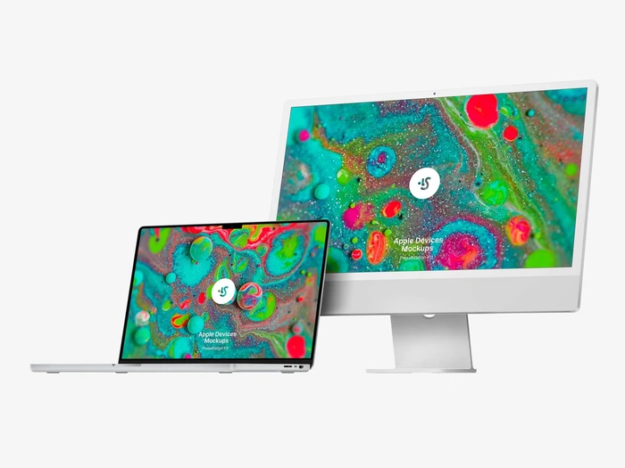Apple Mockups Bundle, Realistic, 23