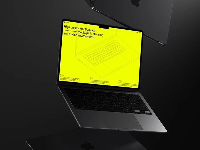 E-Mockups: MacBook Air, 01