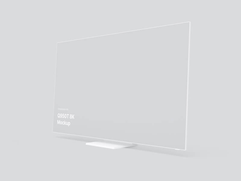 Samsung TV Clay Mockups (Q950T 8K), 03