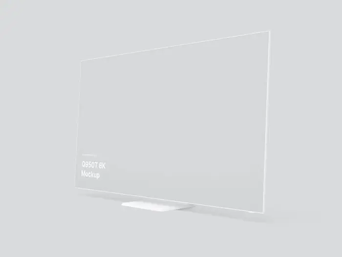 Samsung TV Clay Mockups (Q950T 8K), 03