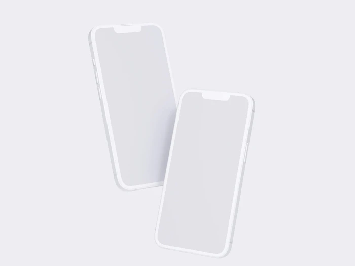 iPhone 13 Clay Mockups, 02