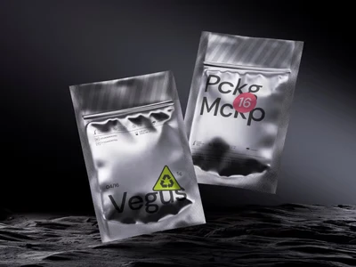 Vegus, Metallic Package Mockups