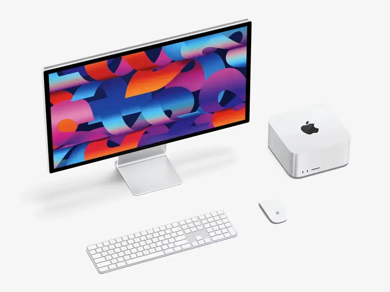 Mac Studio & Studio Display Mockups