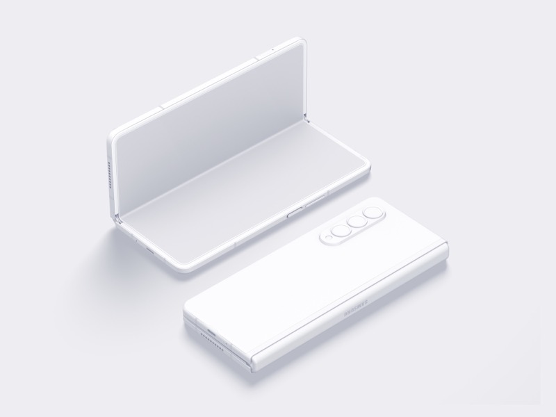 Samsung Galaxy Z Fold3, Clay 03