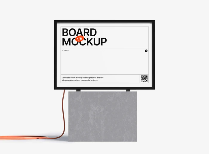 Free Ad Board Mockup