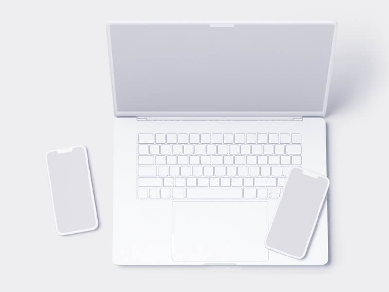 Apple Mockups Bundle, Clay, 12
