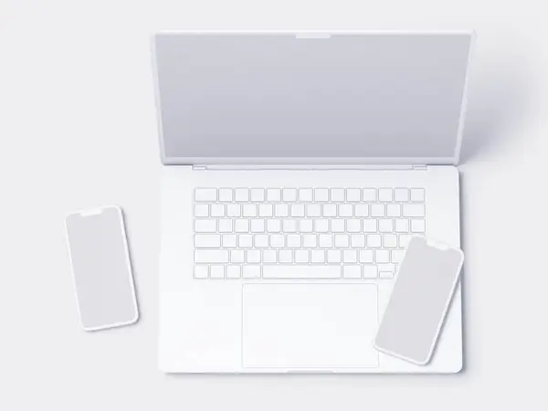 Apple Mockups Bundle, Clay, 12