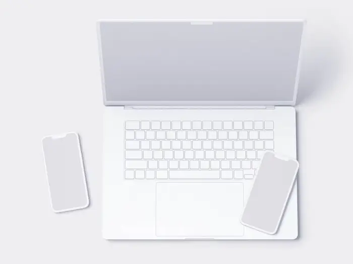 Apple Mockups Bundle, Clay, 12