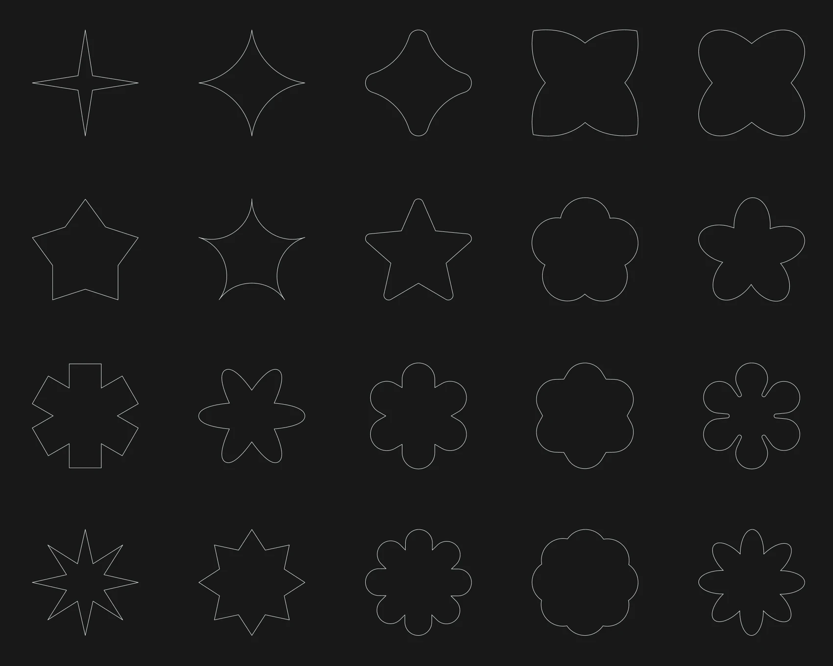 Contours, Collection 01 1