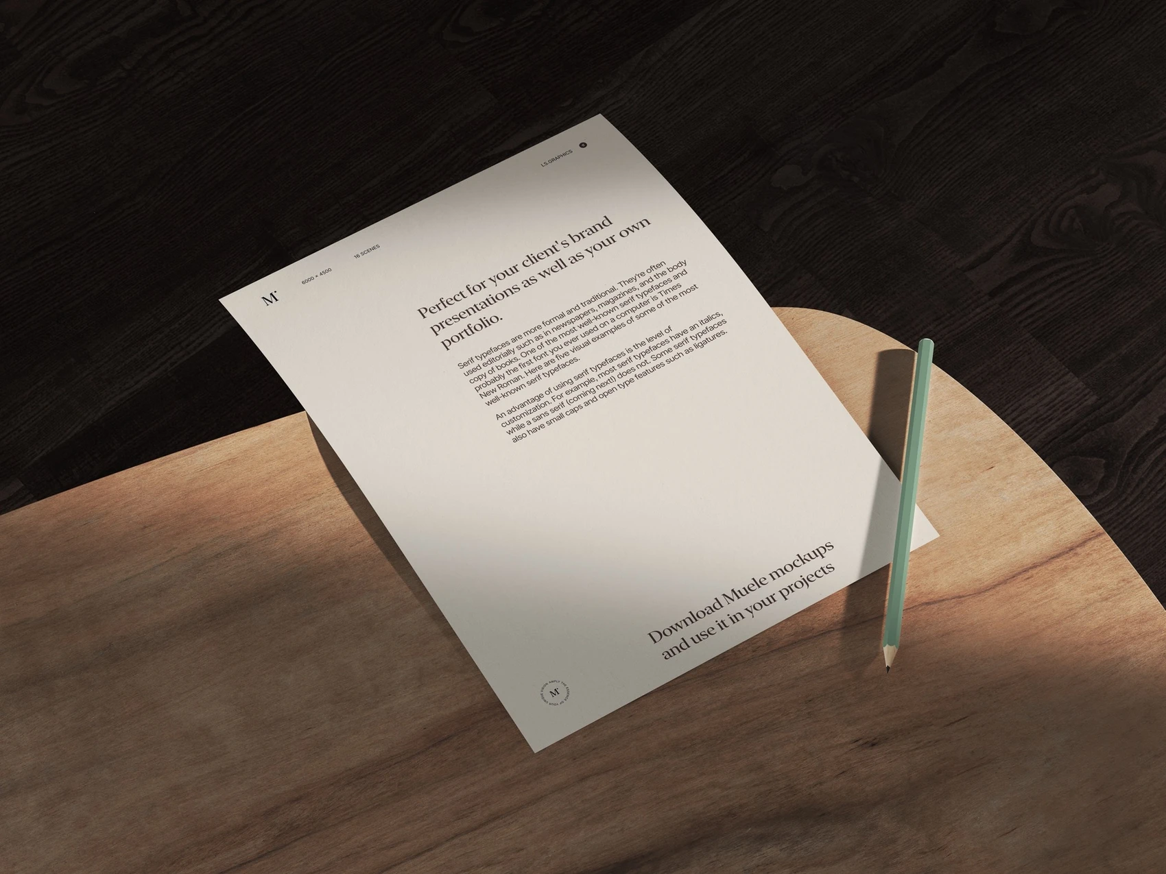 Muele, Paper Mockup and Pencil, EU, Scene 13 1