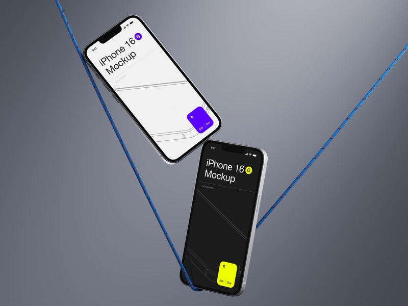 Z-Mockups, iPhone 16e, Scene 10