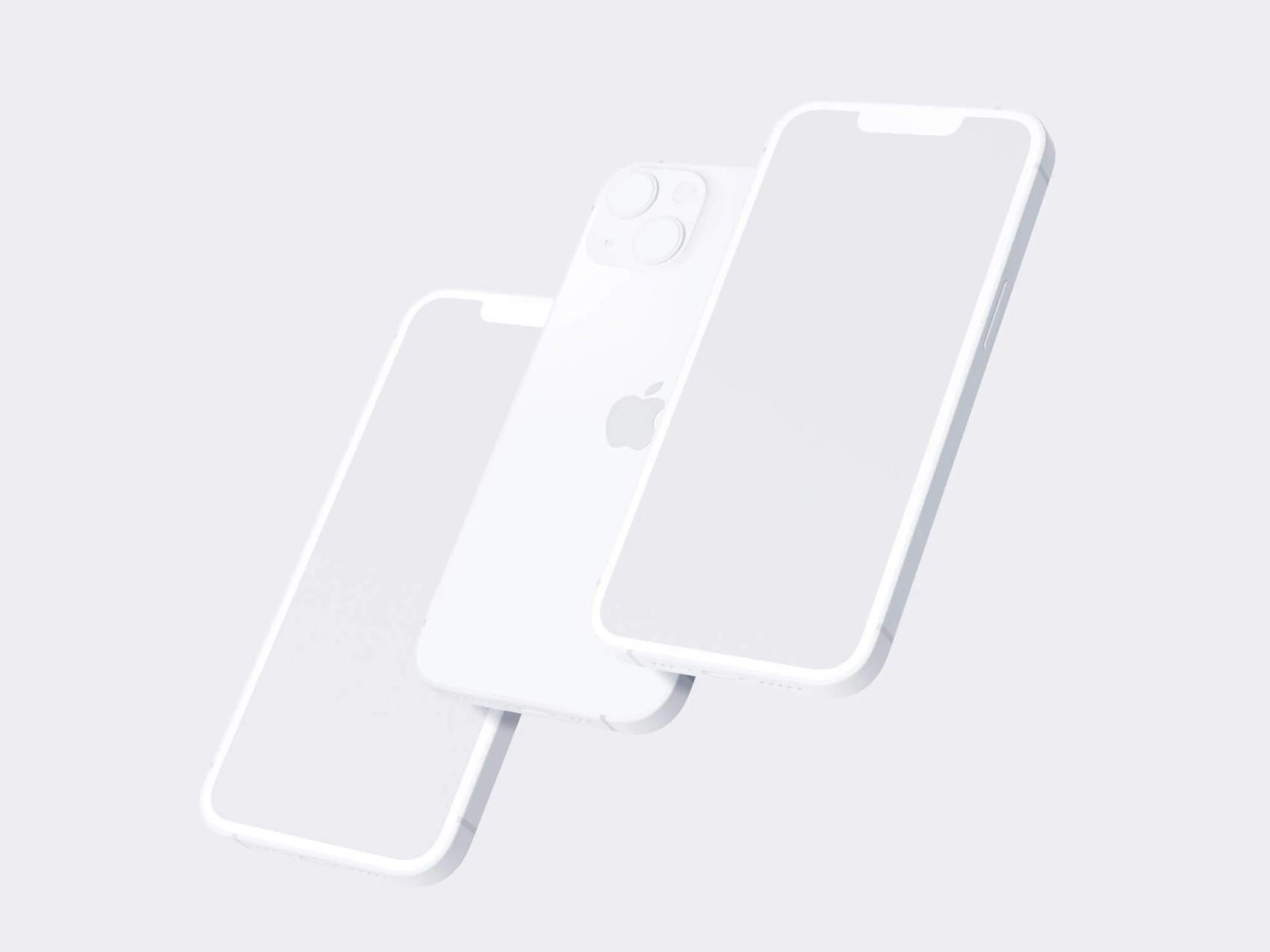 iPhone 13 Clay Mockups, 04 1