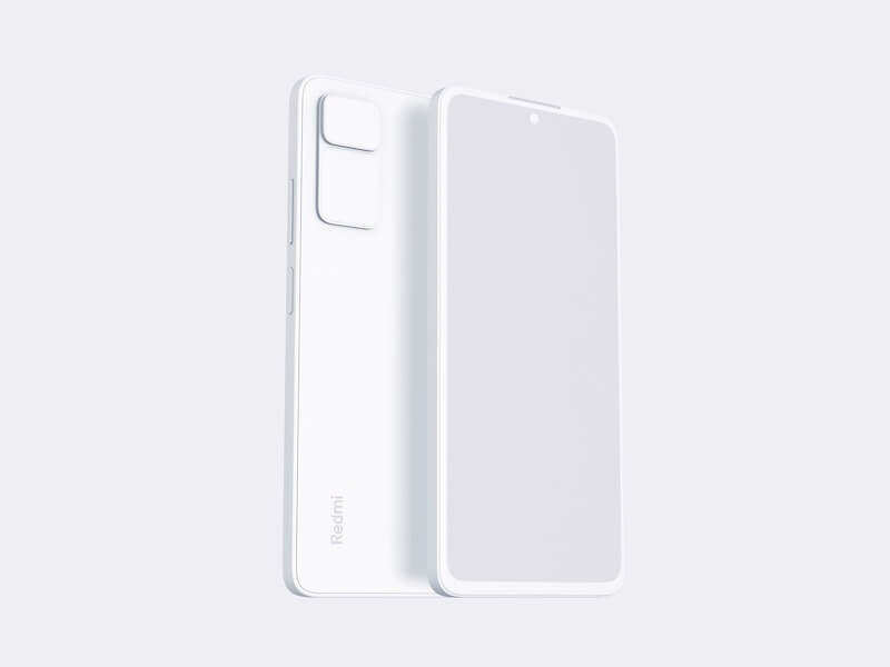 Redmi Note 11 Pro Clay Mockups, 01