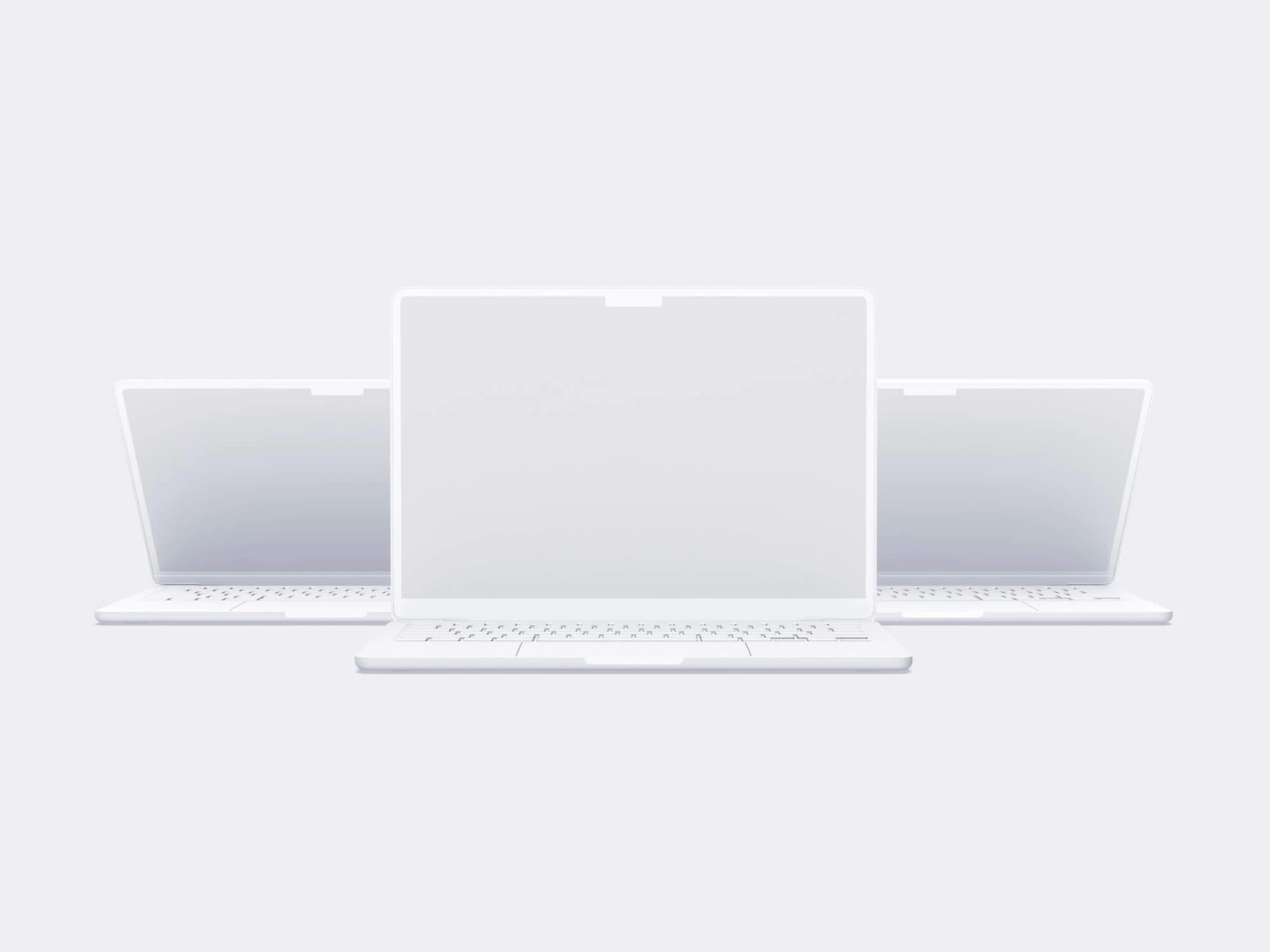 MacBook Air (M2) Clay Mockups, 11 1