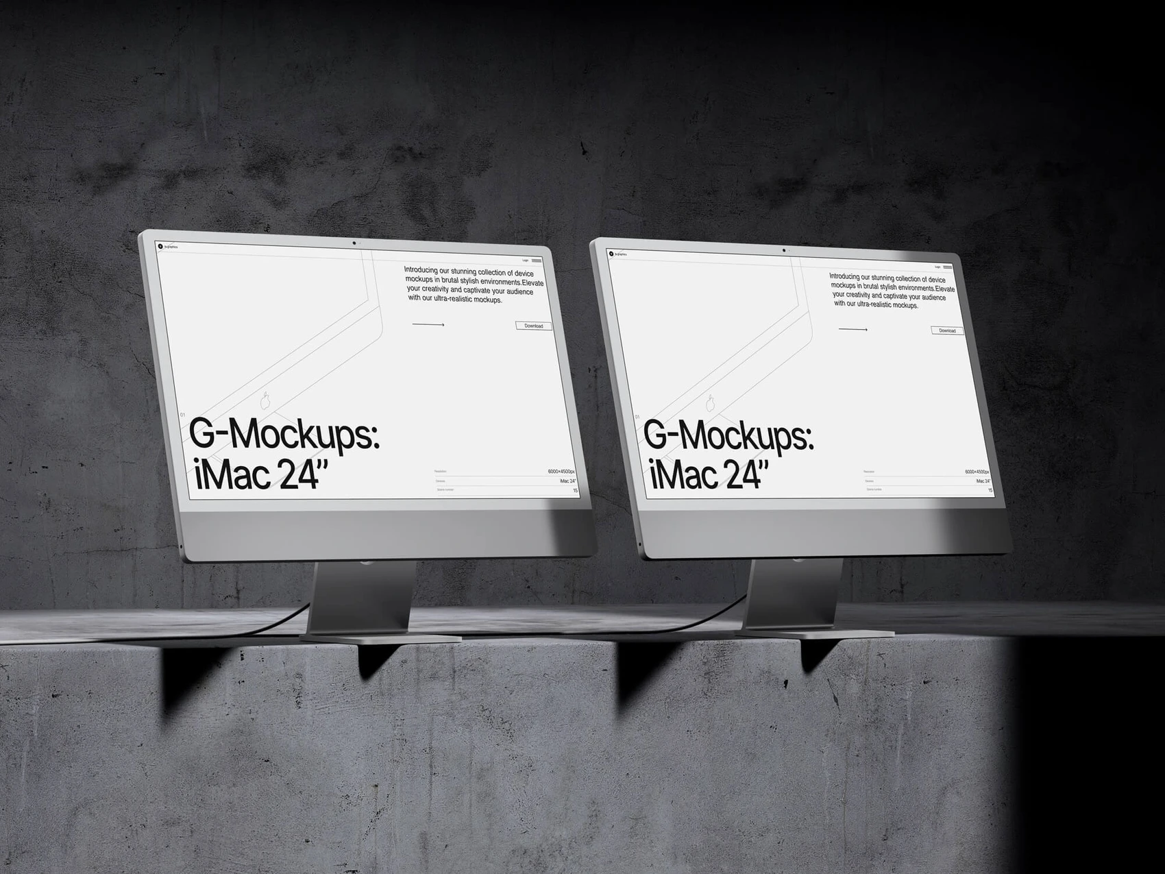 G-Mockups: iMac 24", 03 1