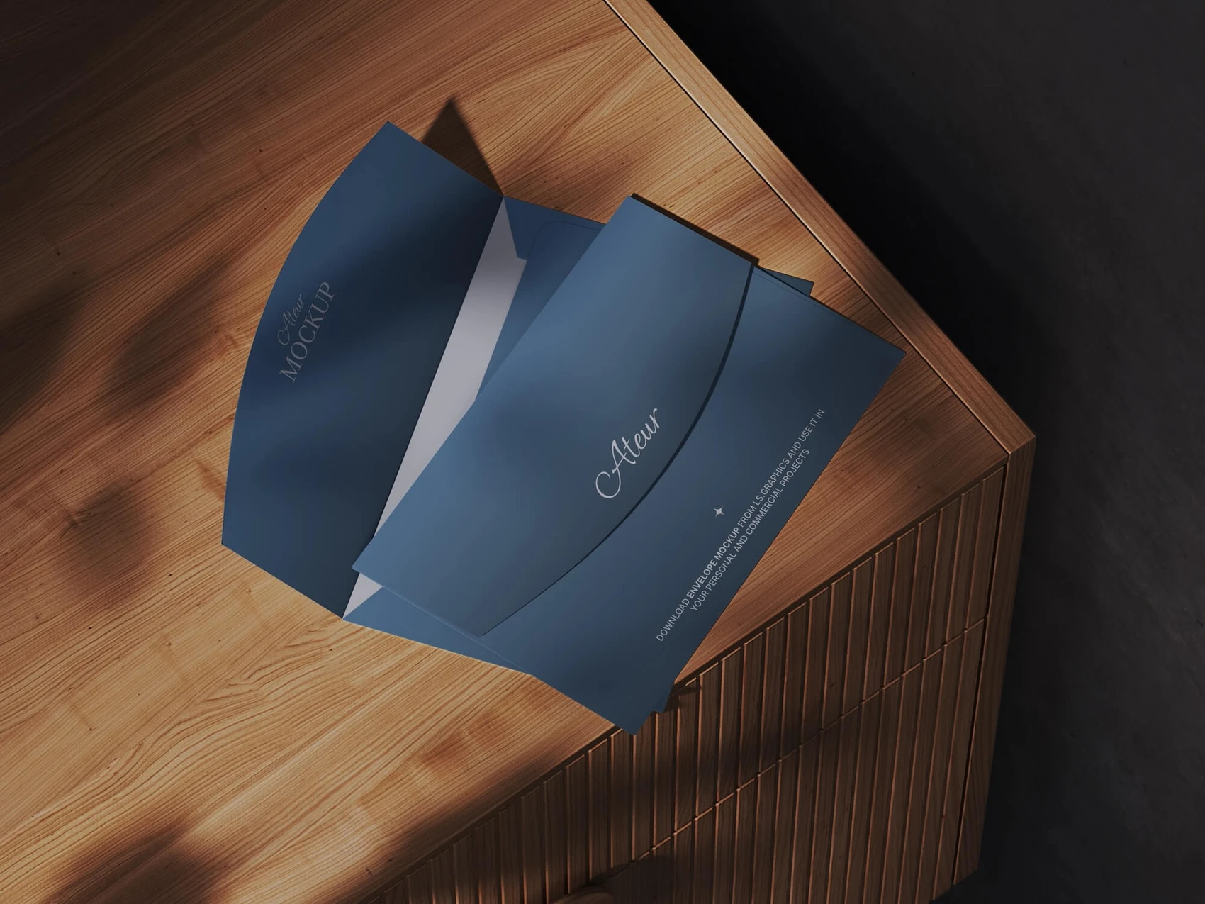 Ateur, Envelope Mockups, US, 13 1