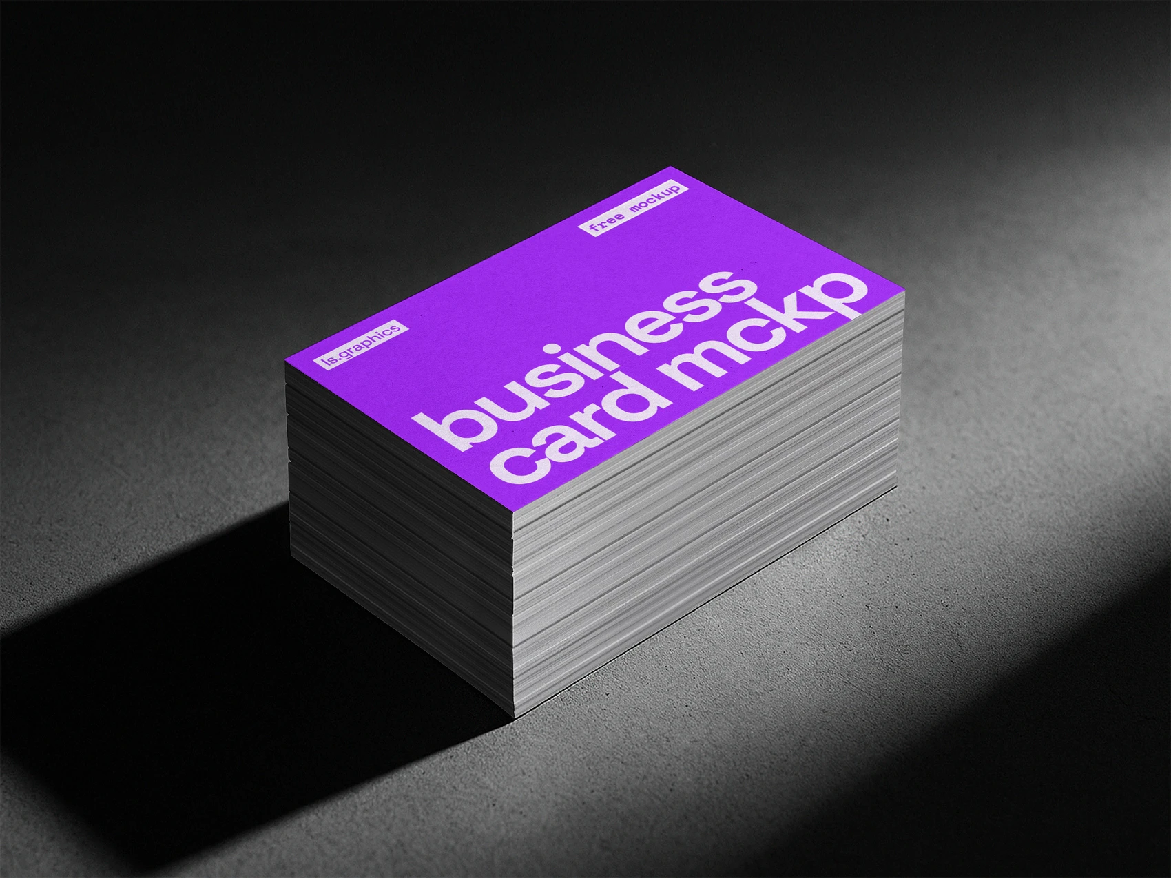 Free Business Card Mockup 1