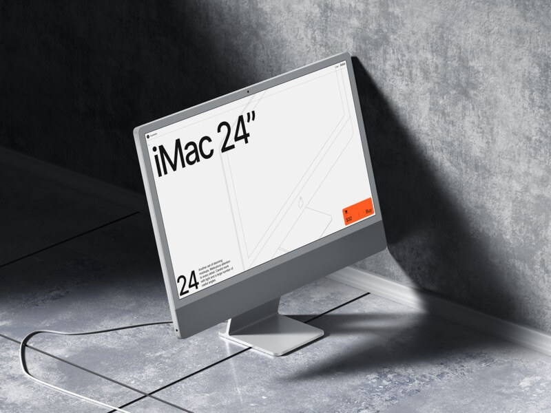 G-Mockups: iMac 24", 01