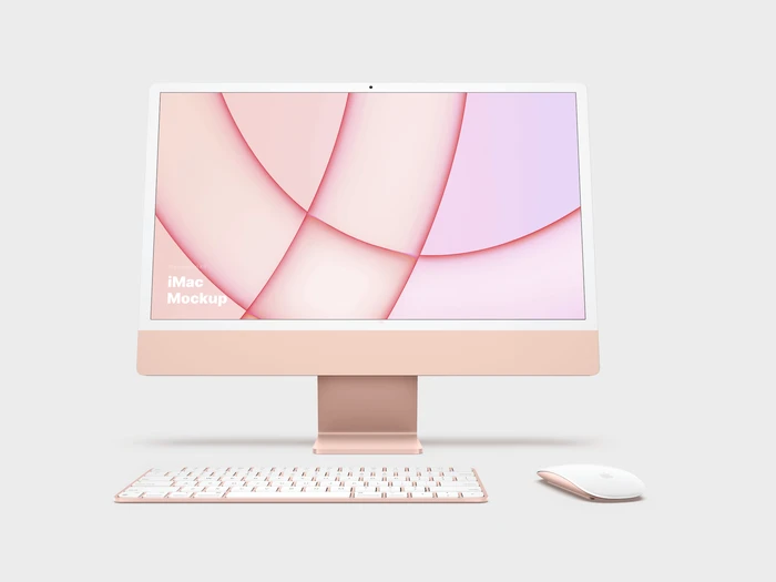 iMac 24-inch Mockups, 03