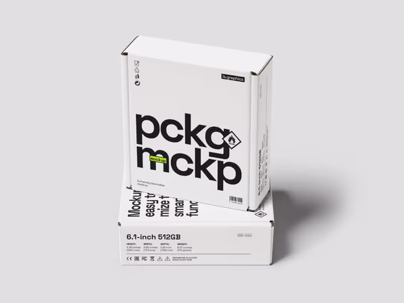 Box Mockup, Scene 06