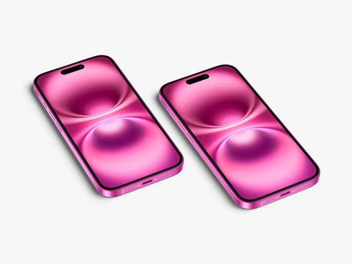 iPhone 16 Mockup, Scene 14