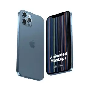 iPhone 12 Pro Looped, Animated Mockups