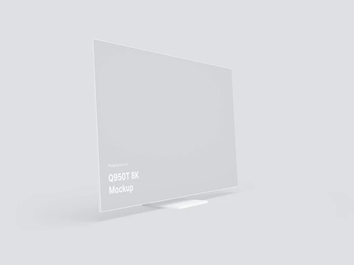 Samsung TV Clay Mockups (Q950T 8K), 08