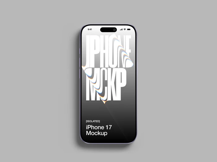 iPhone 17 Mockup, Scene 4