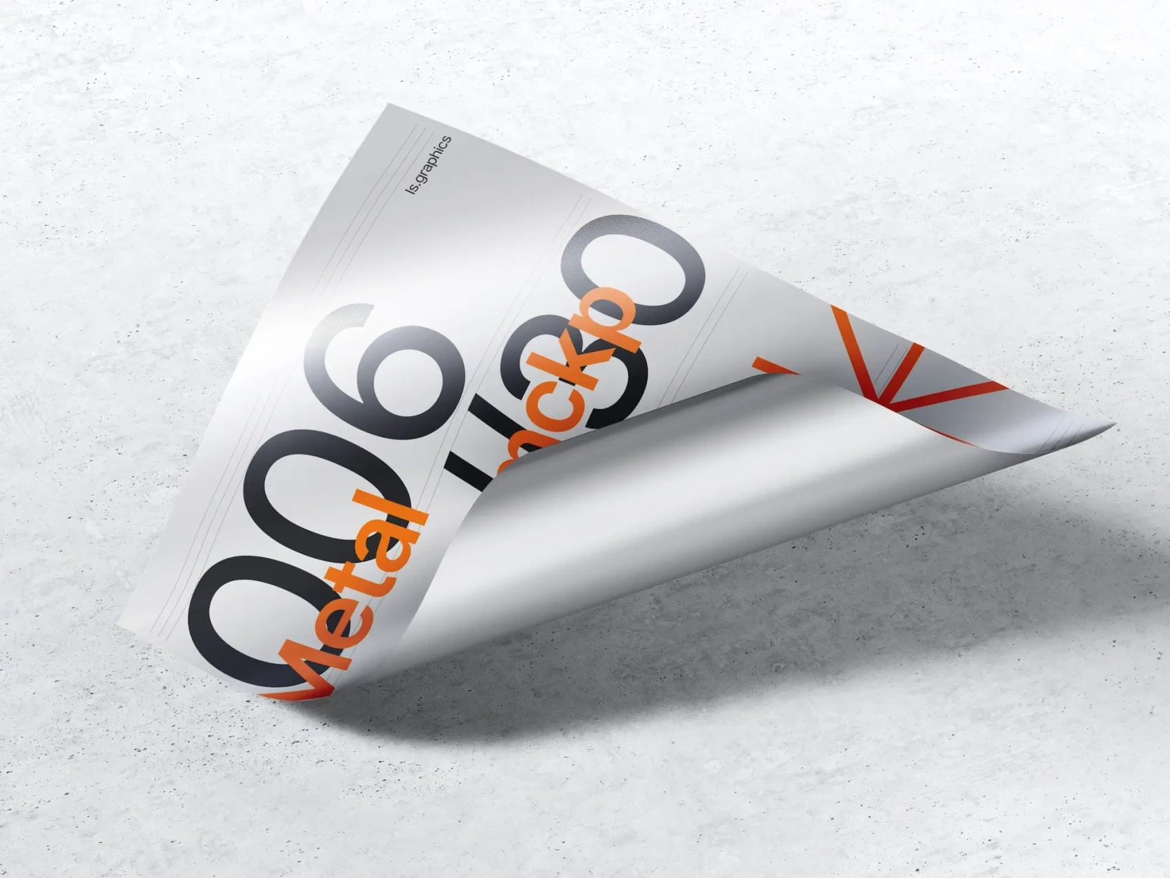 Metallic Paper Mockups 8