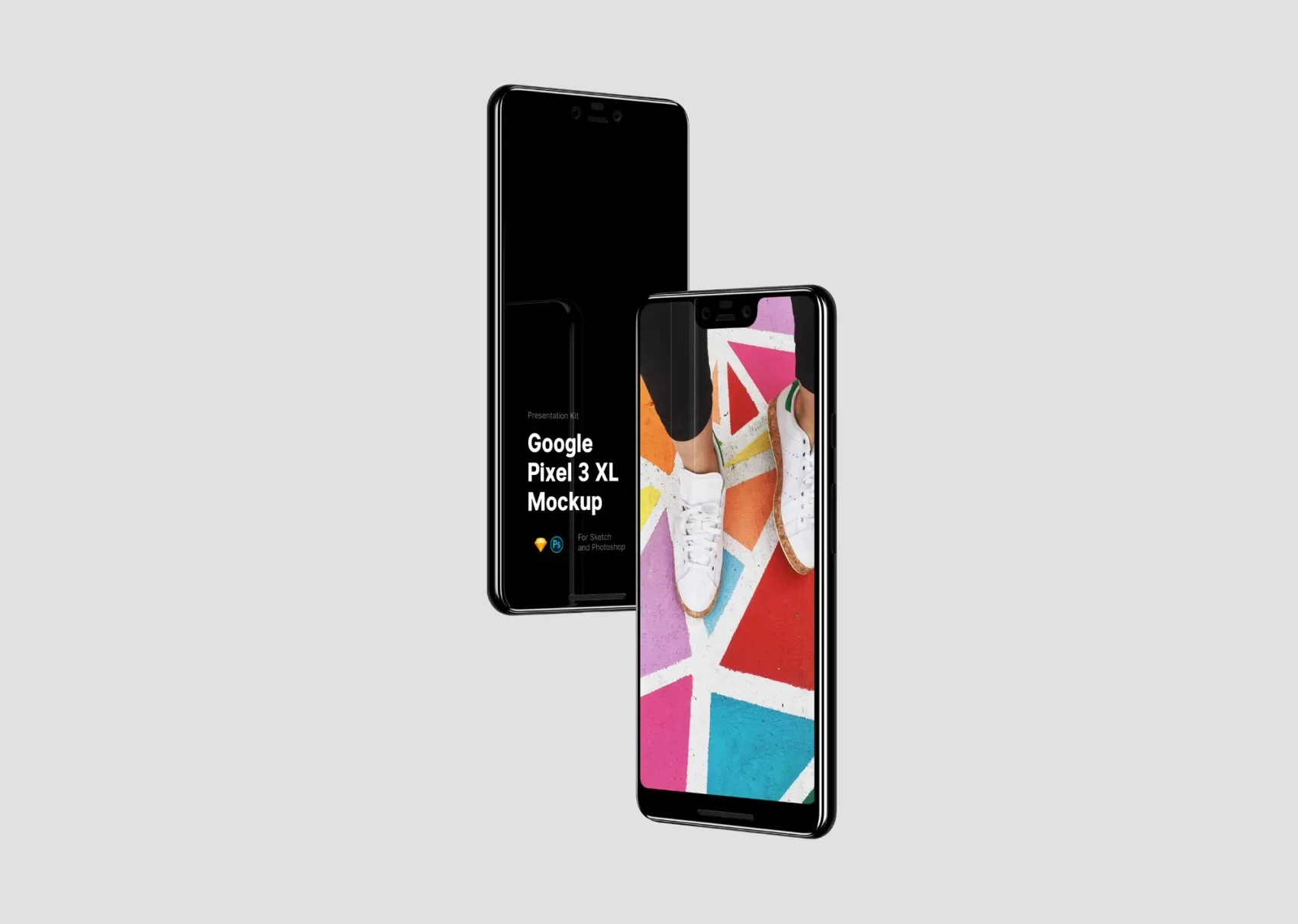 Free Google Pixel 3 XL Mockup 2