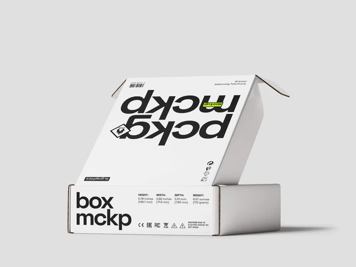 Box Mockup, Scene 05