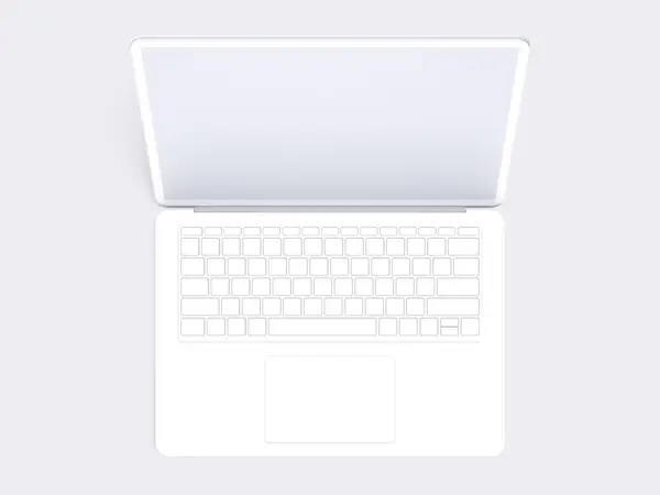 Laptop Studio Clay Mockups: 07