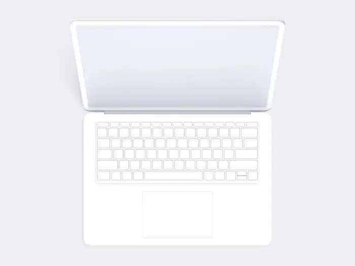 Laptop Studio Clay Mockups: 07