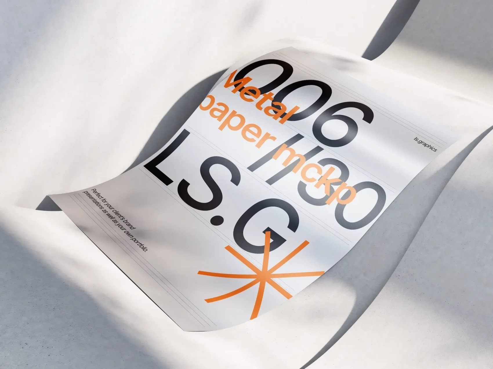 Metallic Paper Mockups 20