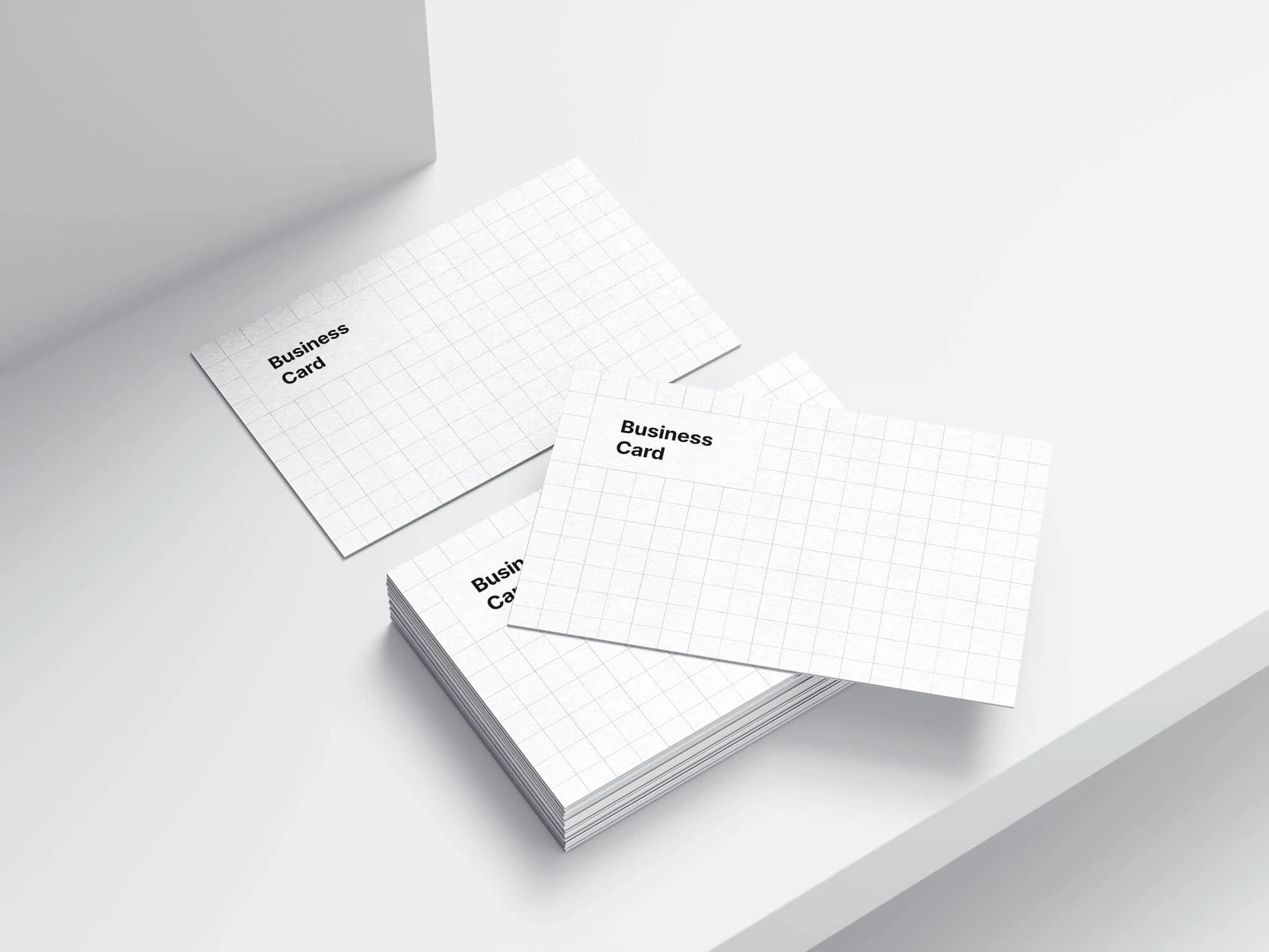 Business Card Mockups, EU-Angled, 07 1