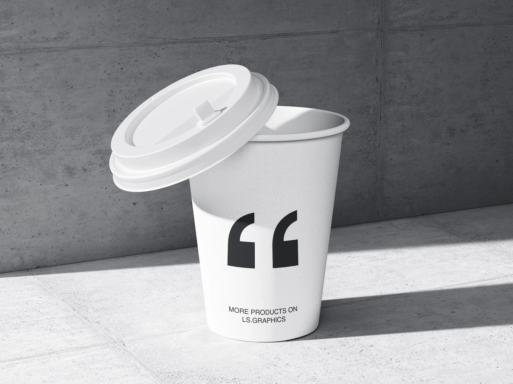 Qubus, Photorealistic Cup Mockup, US, 20 1
