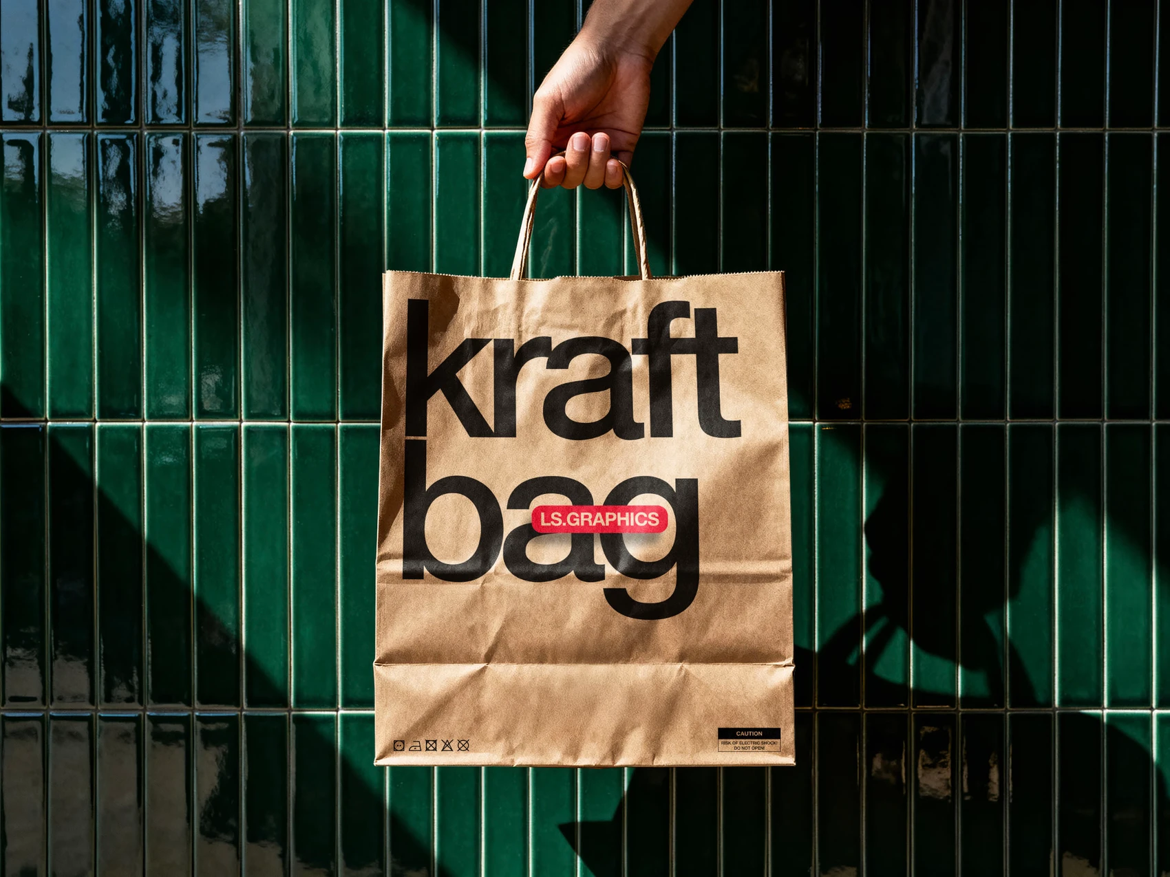Kraft Paper Bag Mockup 1