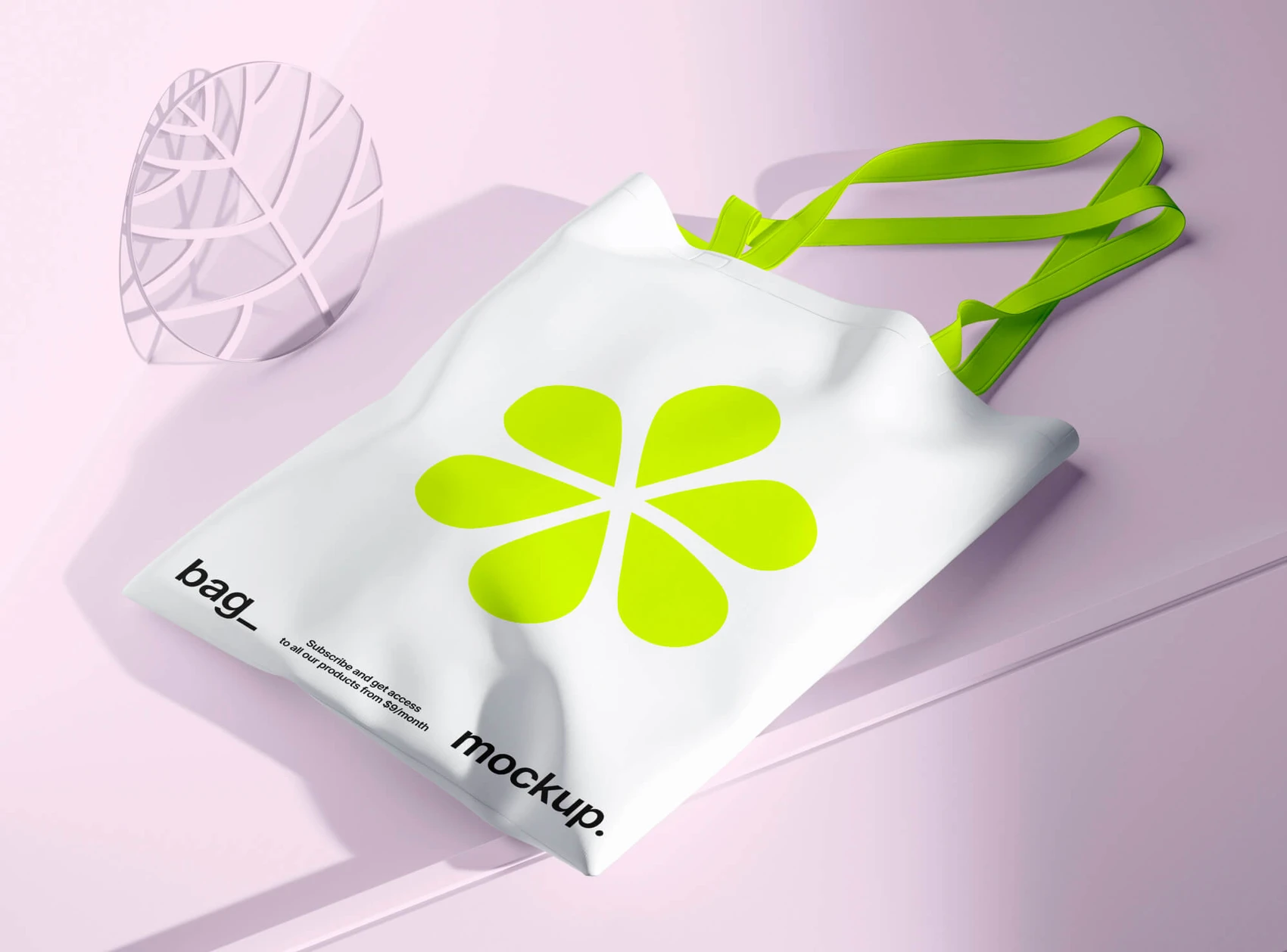 Free Photorealistic Bag Mockup 1