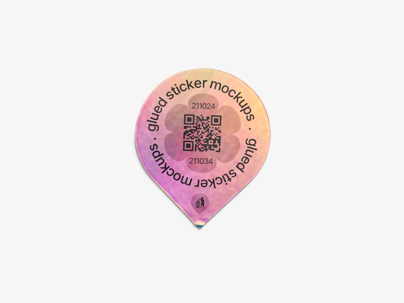 Holographic Sticker Mockup, Scene 29 1