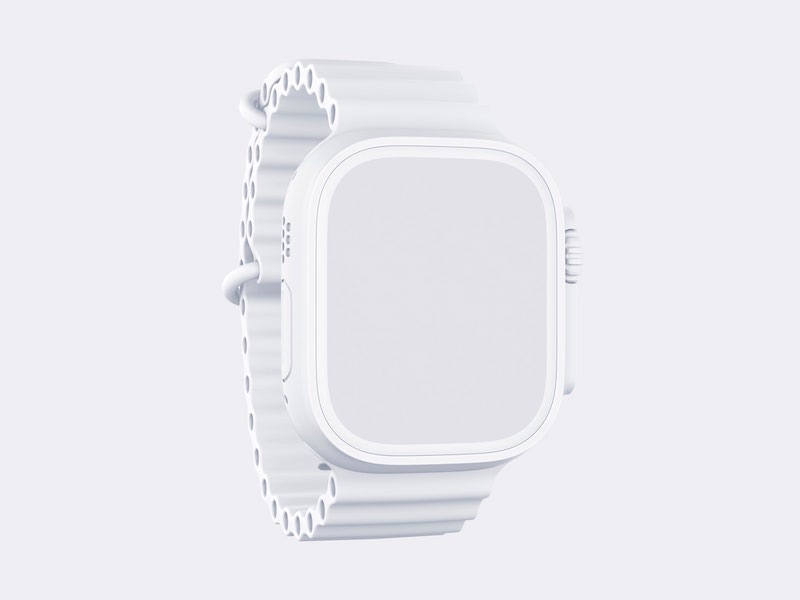Watch Ultra Mockup, Clay 13