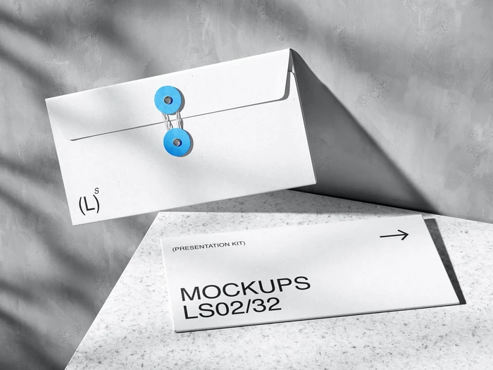 Qubus, Stylish Envelope Mockups, EU, 07